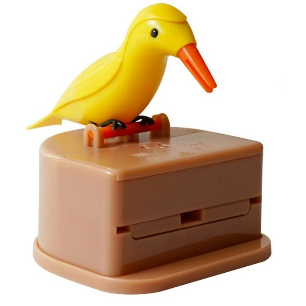 NWT Bird Toothpick Dispenser & Storage Box
